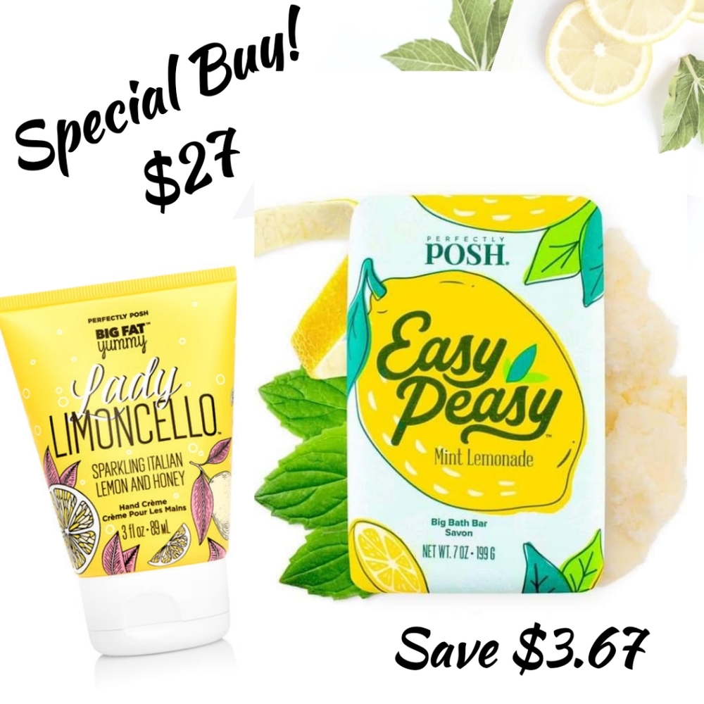 Perfectly Posh Chunk Bar & BFY Hand Cremé Bundle